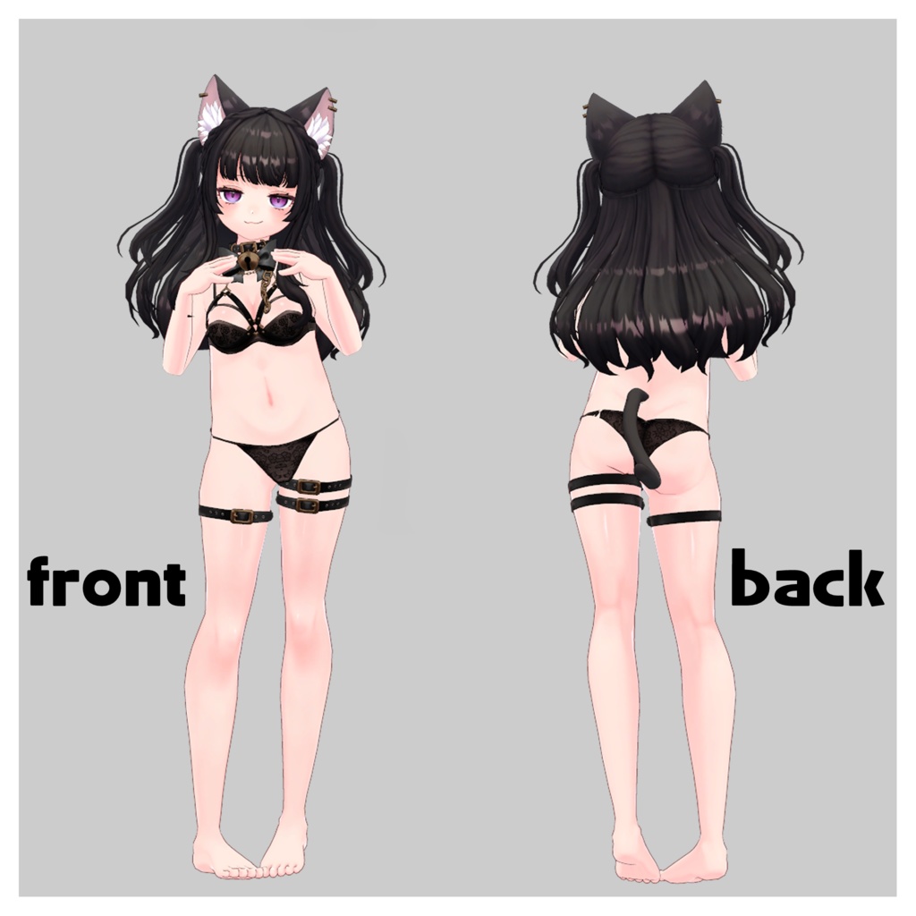 【VRChat向けオリジナル3Dモデル】”ミラリス”