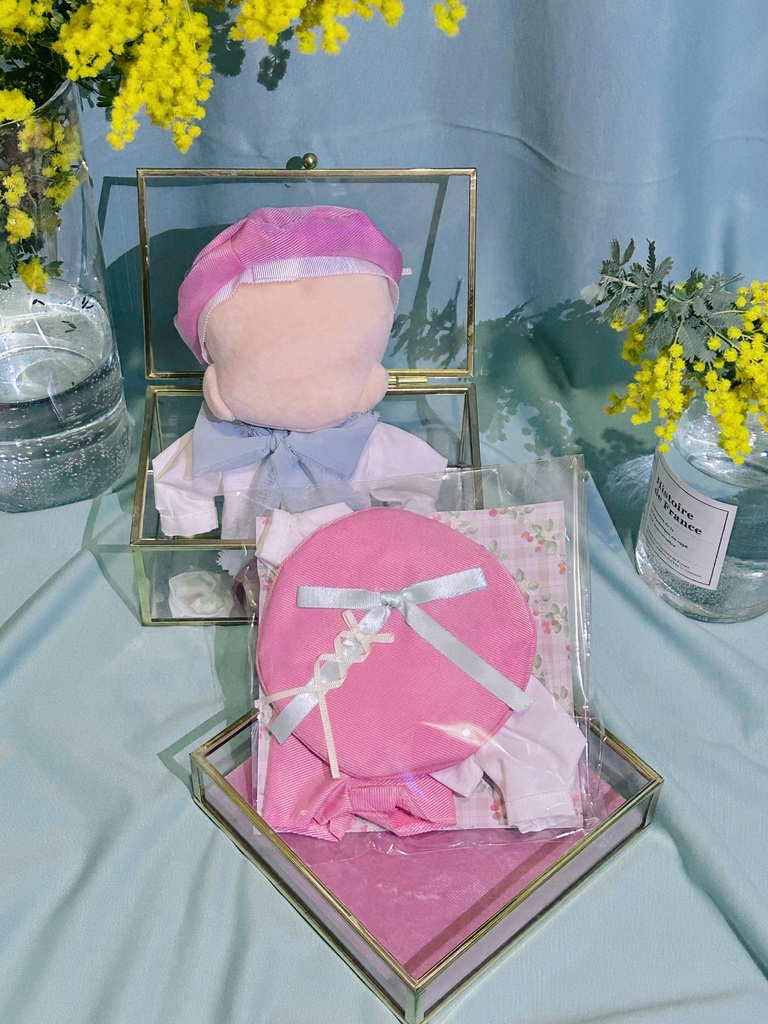 春のバルーン袖 ツィード、さくら