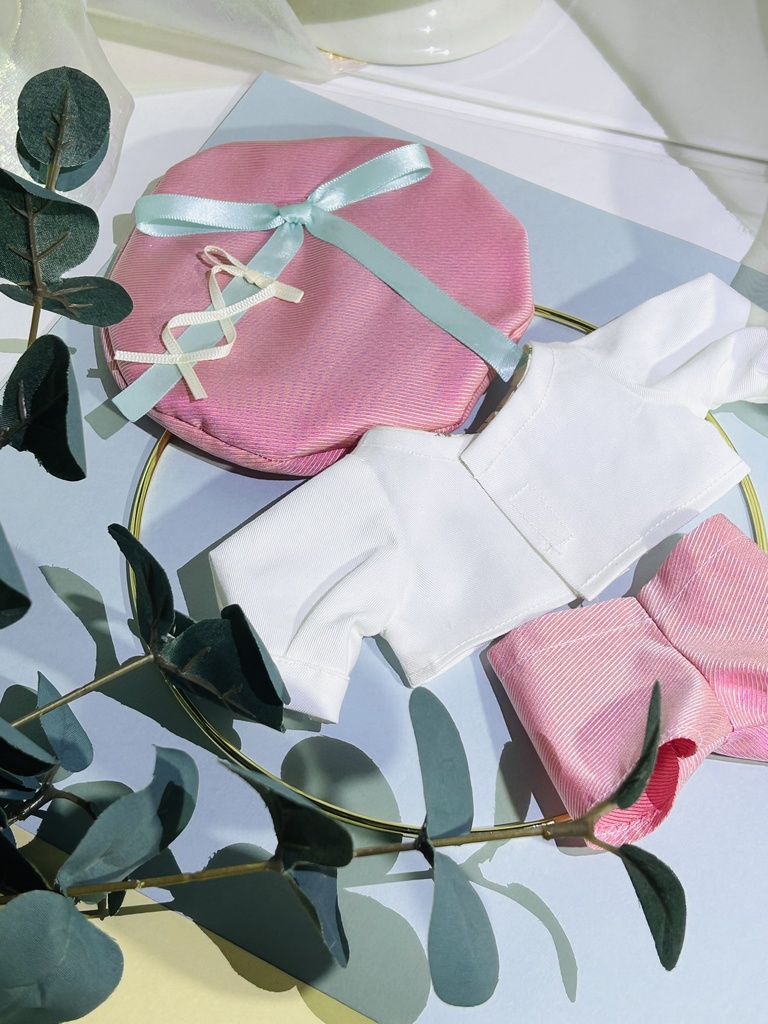 春のバルーン袖 ツィード、さくら