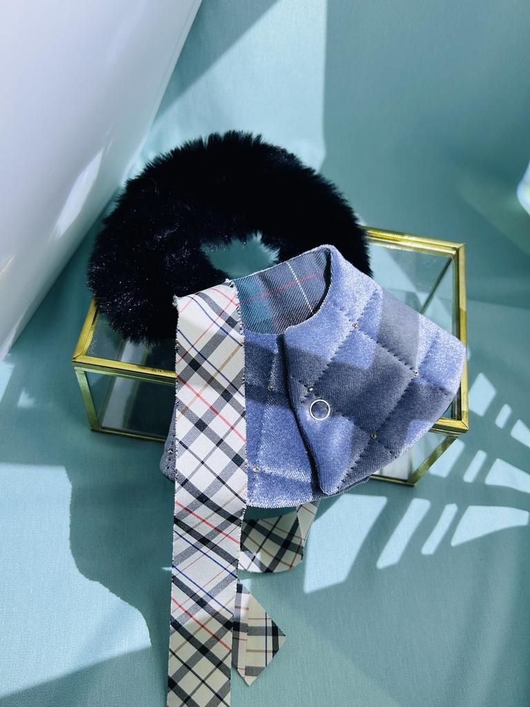 冬のダブルポンチョ