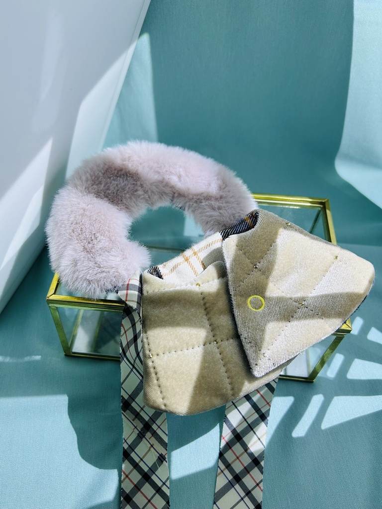 冬のダブルポンチョ