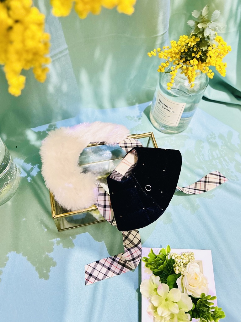 冬のダブルポンチョ