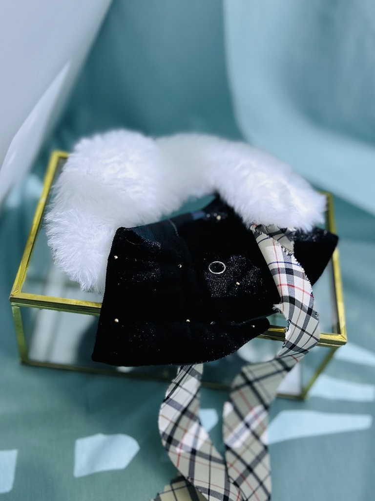 冬のダブルポンチョ