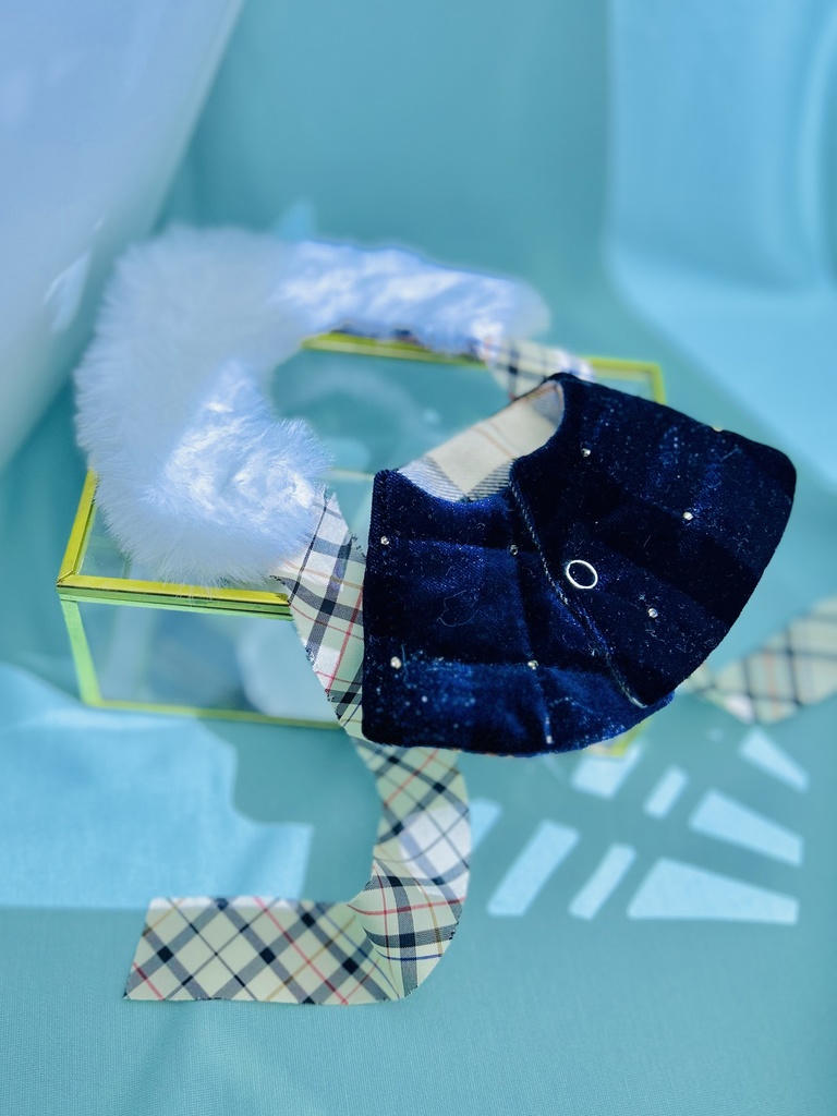 冬のダブルポンチョ