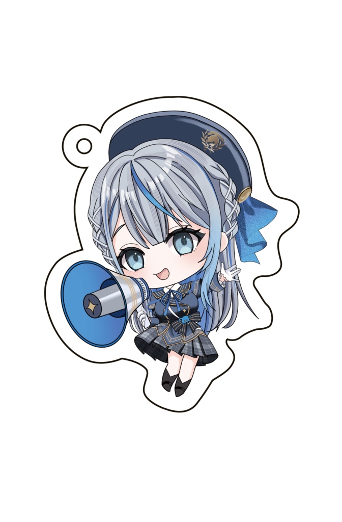 【非公式】雨海ルカ ちゃん　アクリルキーホルダー（6㎝）