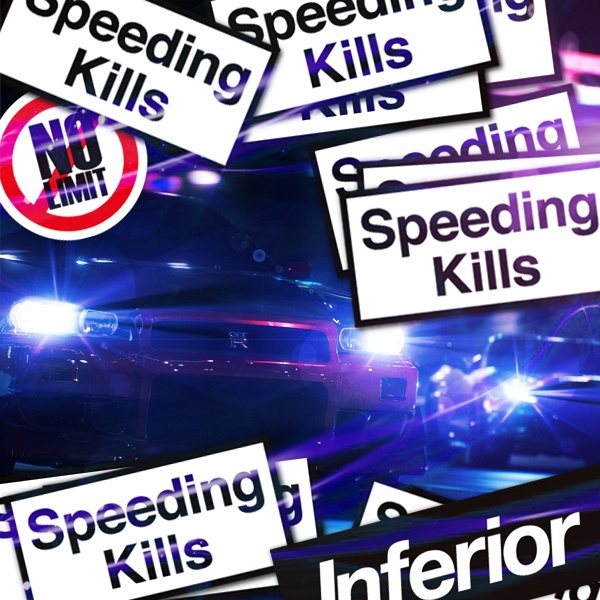 speeding Kills STICKER  - ステッカー / JDM USDM  DRIFT
