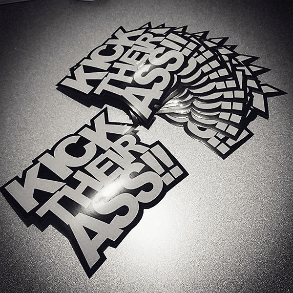 KICK THEIR ASS!! STICKER - ステッカー / JDM USDM カスタム