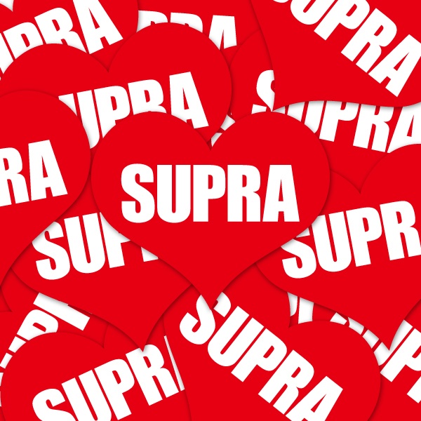 SUPRA HEART RED STICKER - スープラ ハート レッド ステッカー / TOYOTA トヨタ 2JZ JDM ドリフト USDM