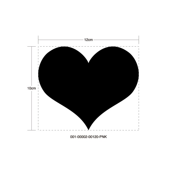 SKYLINE HEART PINK STICKER - スカイライン ハート ピンク ステッカー / NISSAN ニッサン GTR 日産 JDM ドリフト