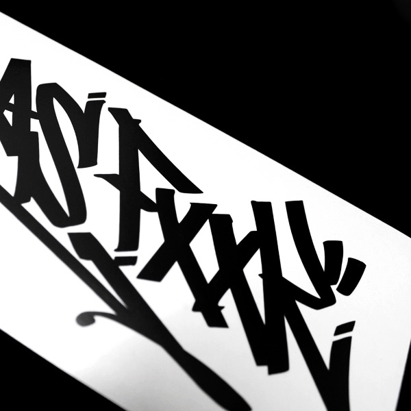 RUN AS FXXK STICKER - カッティングステッカー / EASYSICKS イージーシックス JDM タギング