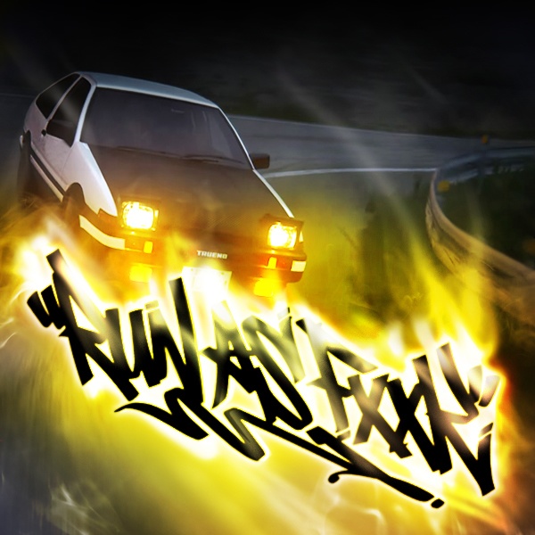 RUN AS FXXK STICKER - カッティングステッカー / EASYSICKS イージーシックス JDM タギング - easysicks  - BOOTH