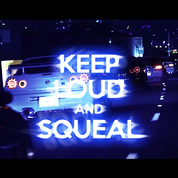 KEEP LOUD AND SQUEAL STICKER - ステッカー / JDM カスタム