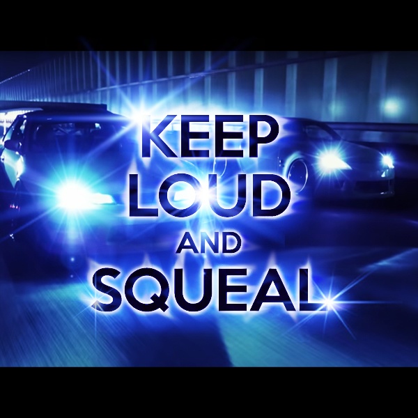 KEEP LOUD AND SQUEAL STICKER - ステッカー / JDM カスタム ドリフト