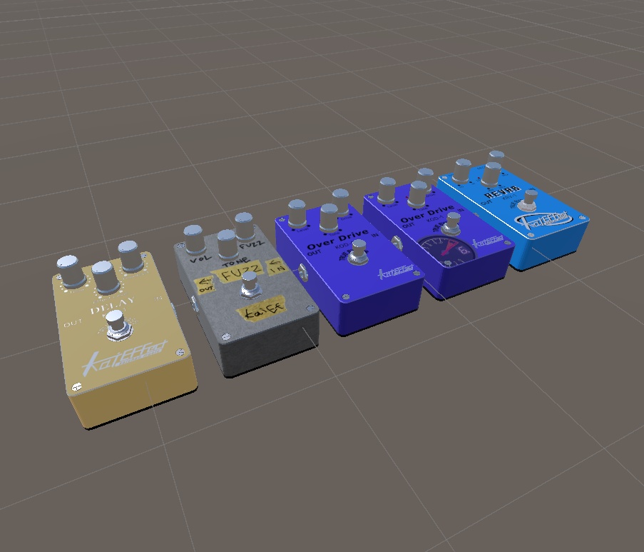 【3Dモデル】コンパクトエフェクター EF-01