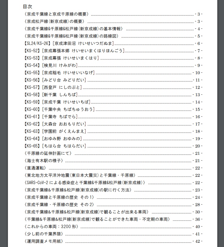 支線の歩き方 京成千葉線&千原線&松戸線(新京成線) 2024.11.23