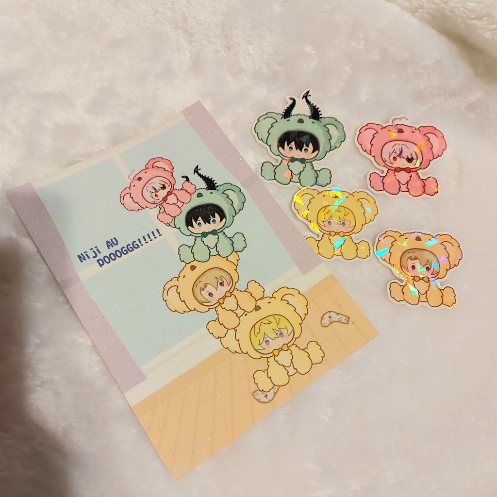 【非公式】Niji AU組シール&ポストカード