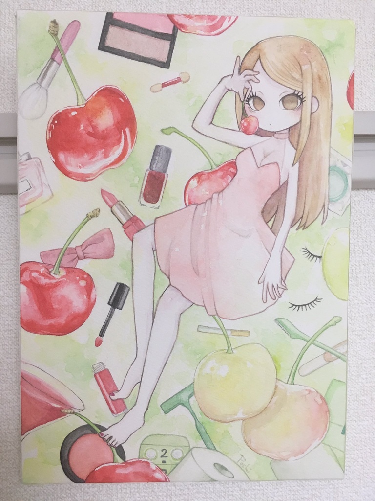 【パネル張り原画】Cherrypicking