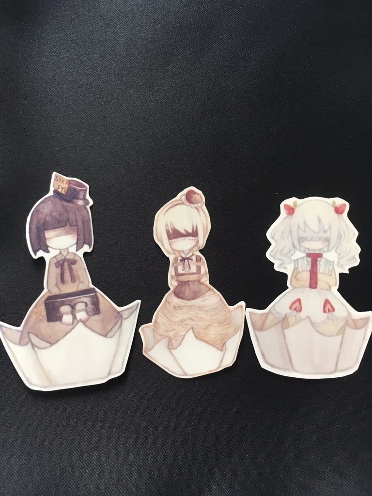 桎梏少女 ステッカー 10種