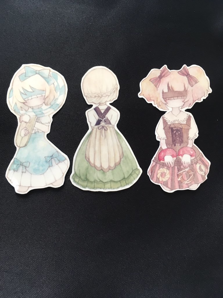 桎梏少女 ステッカー 10種