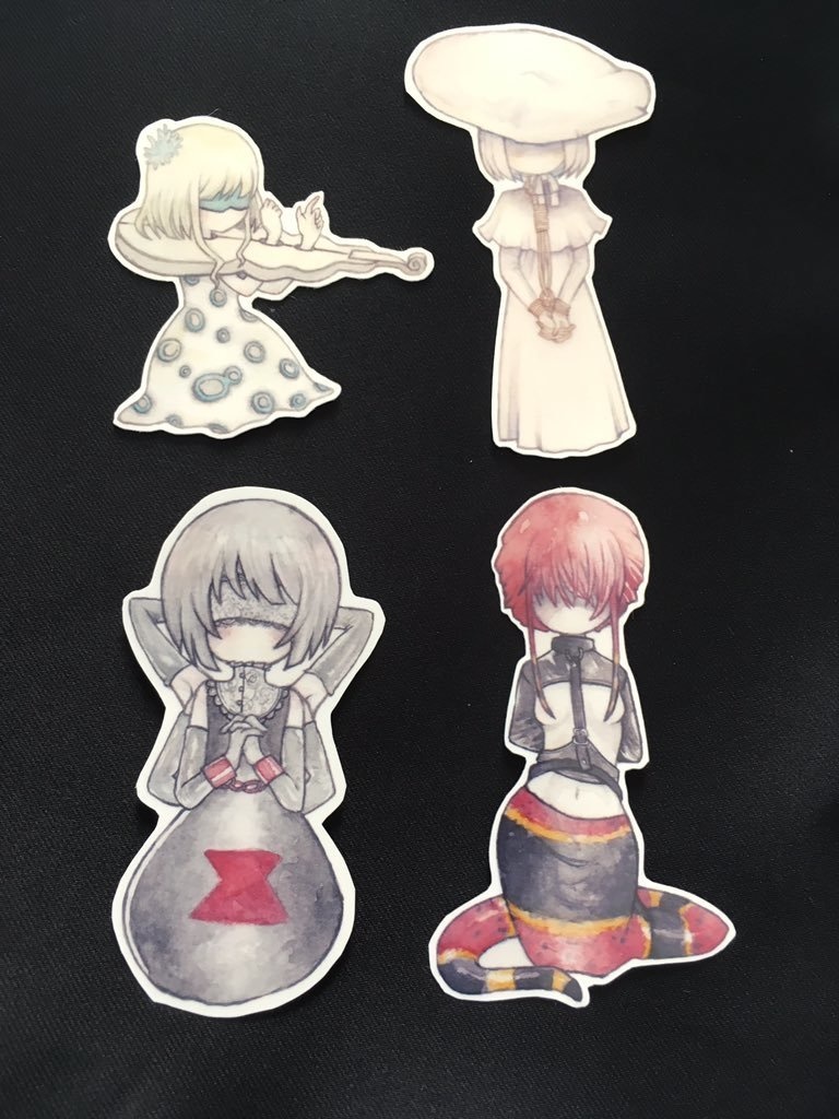 桎梏少女 ステッカー 10種