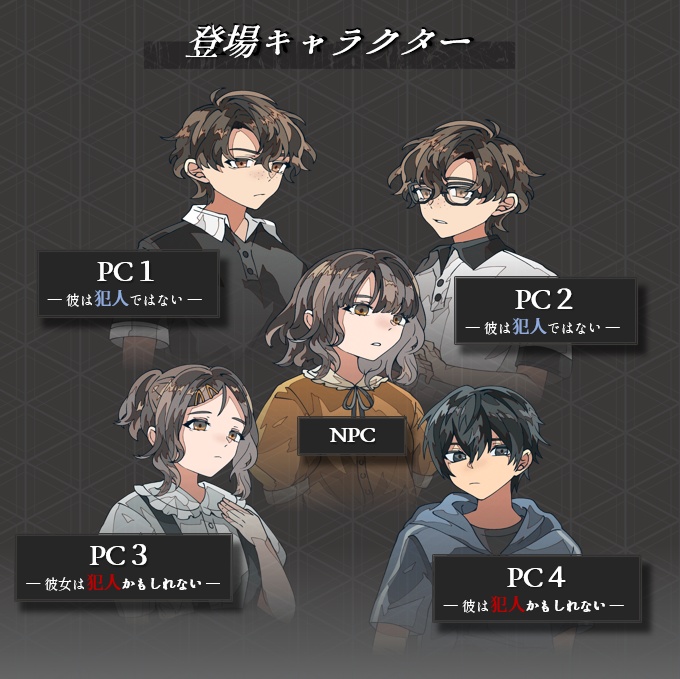 透きとおる青の証明【オンライン用マーダーミステリー】