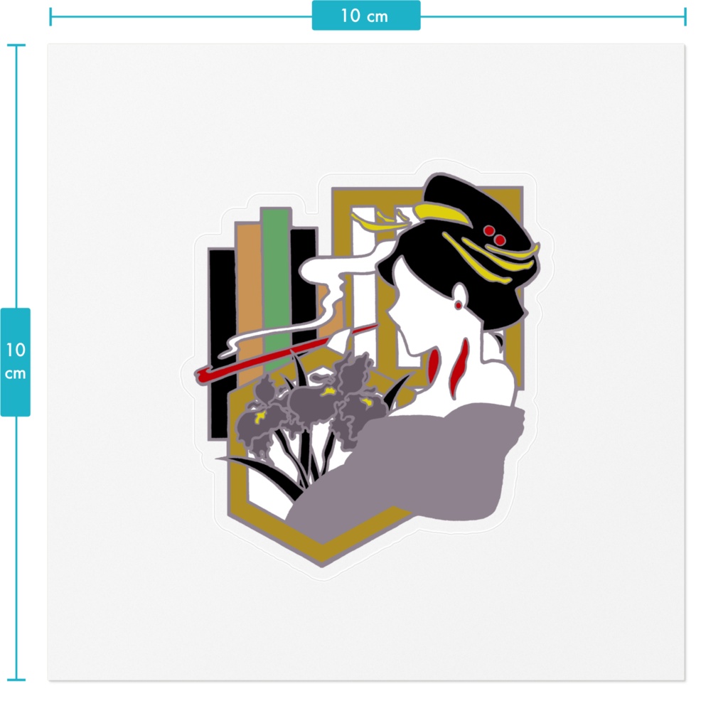 【寄席】《紫》クリアステッカー