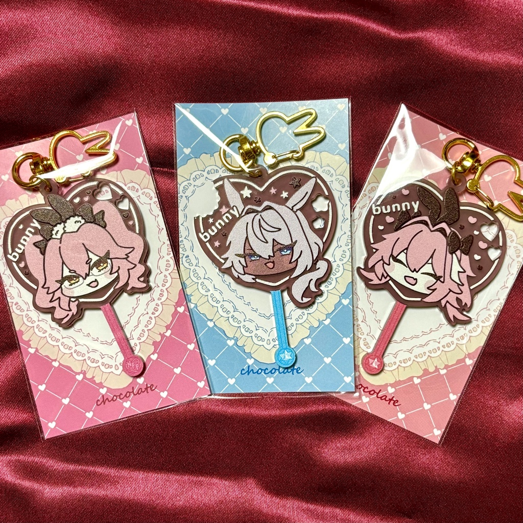 ロリポップチョコ風アクキー