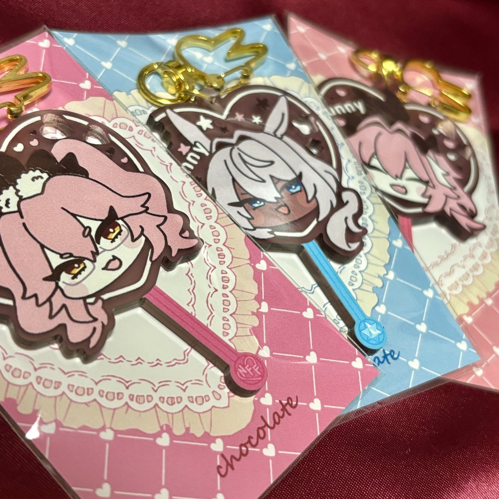 ロリポップチョコ風アクキー