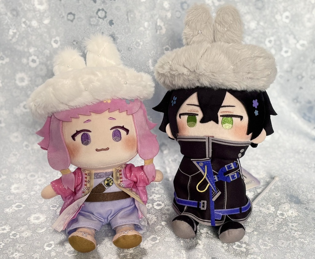 ふわふわうさみみベレー帽（グレーver.）