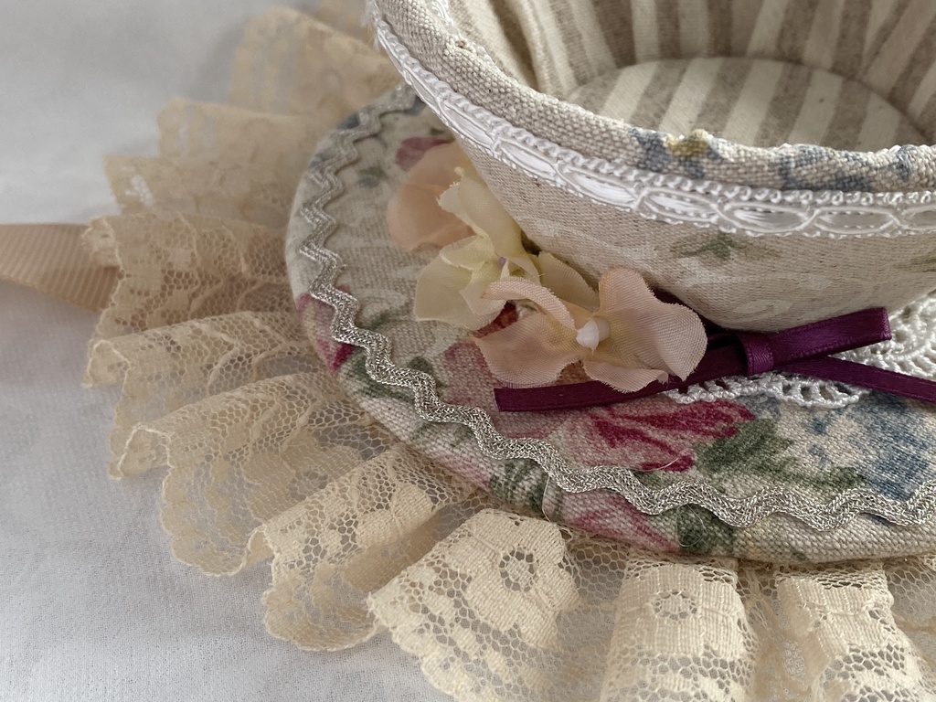 ヘッドドレス*ティーカップ*ベージュ