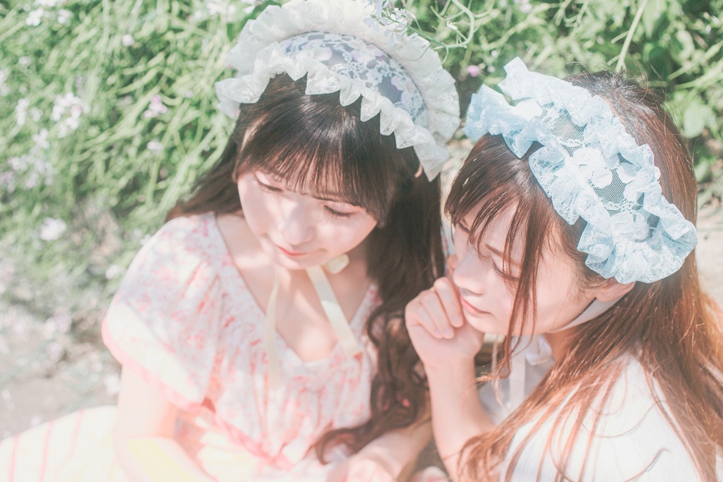 ヘッドドレス*秘密の花園*紫陽花しろ