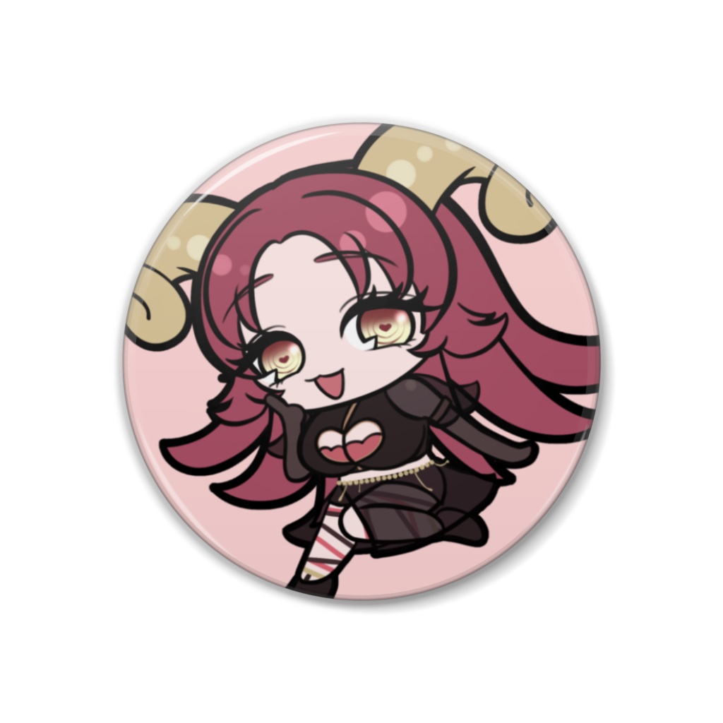 ノーマルめぇこちゃん缶バッチ