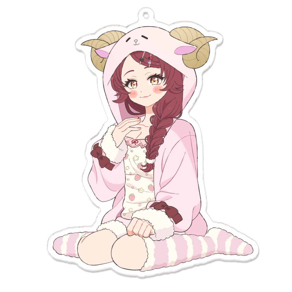 パジャマめぇこちゃんアクキー