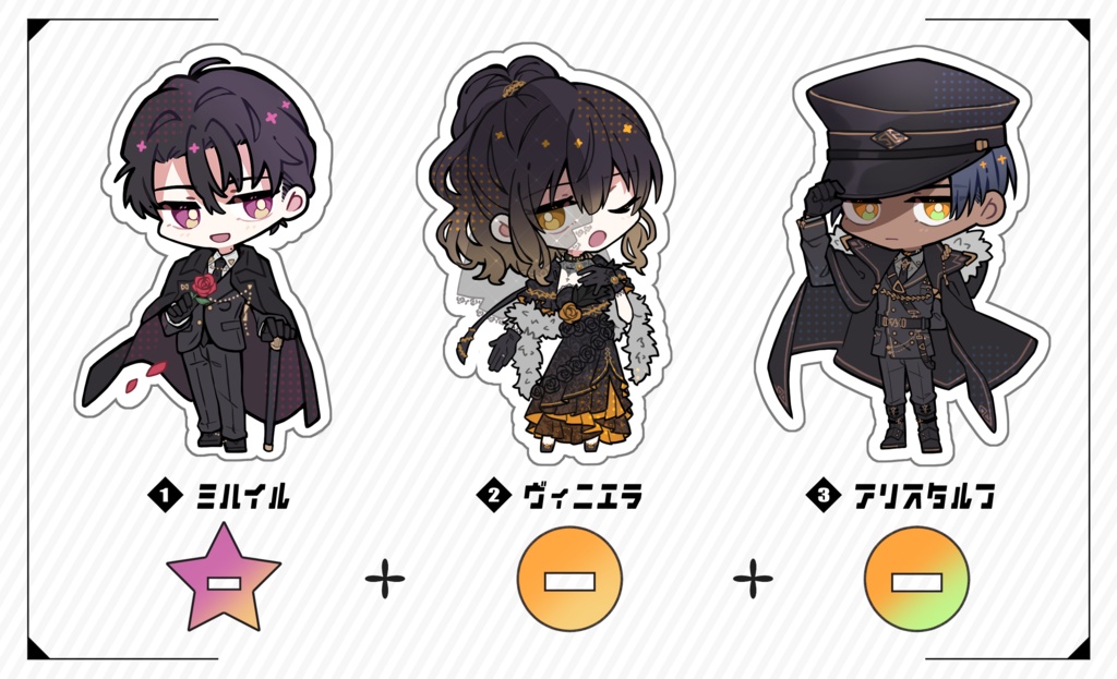 デフォルメアクリルスタンドvol.1