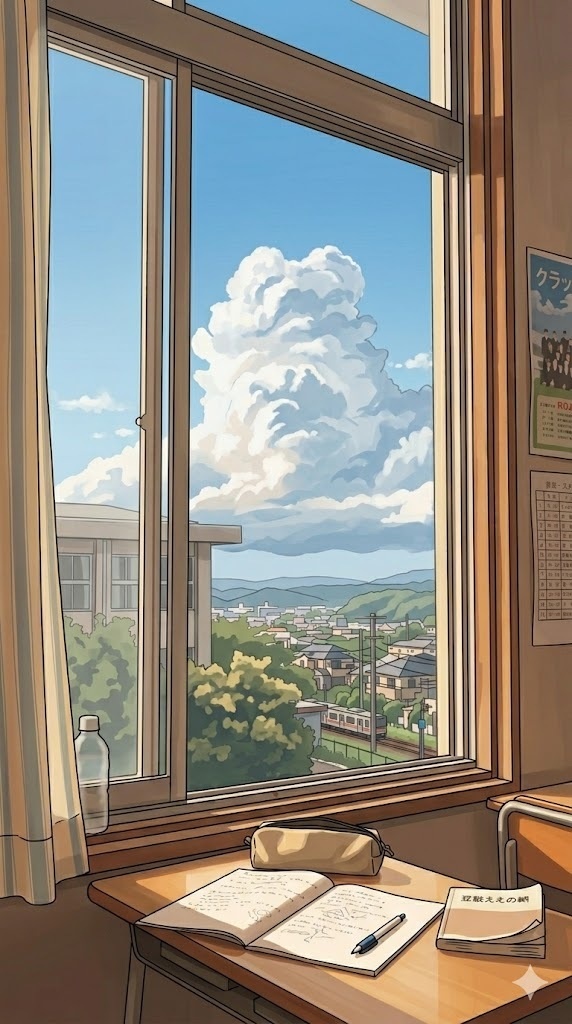 教室から見える景色