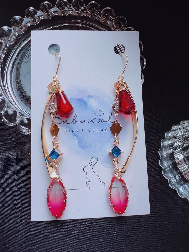 崩壊:スターレイル ファイノン・モーディス・アグライア・キャストリス・ヒアンシー イメージイヤリング/ピアス