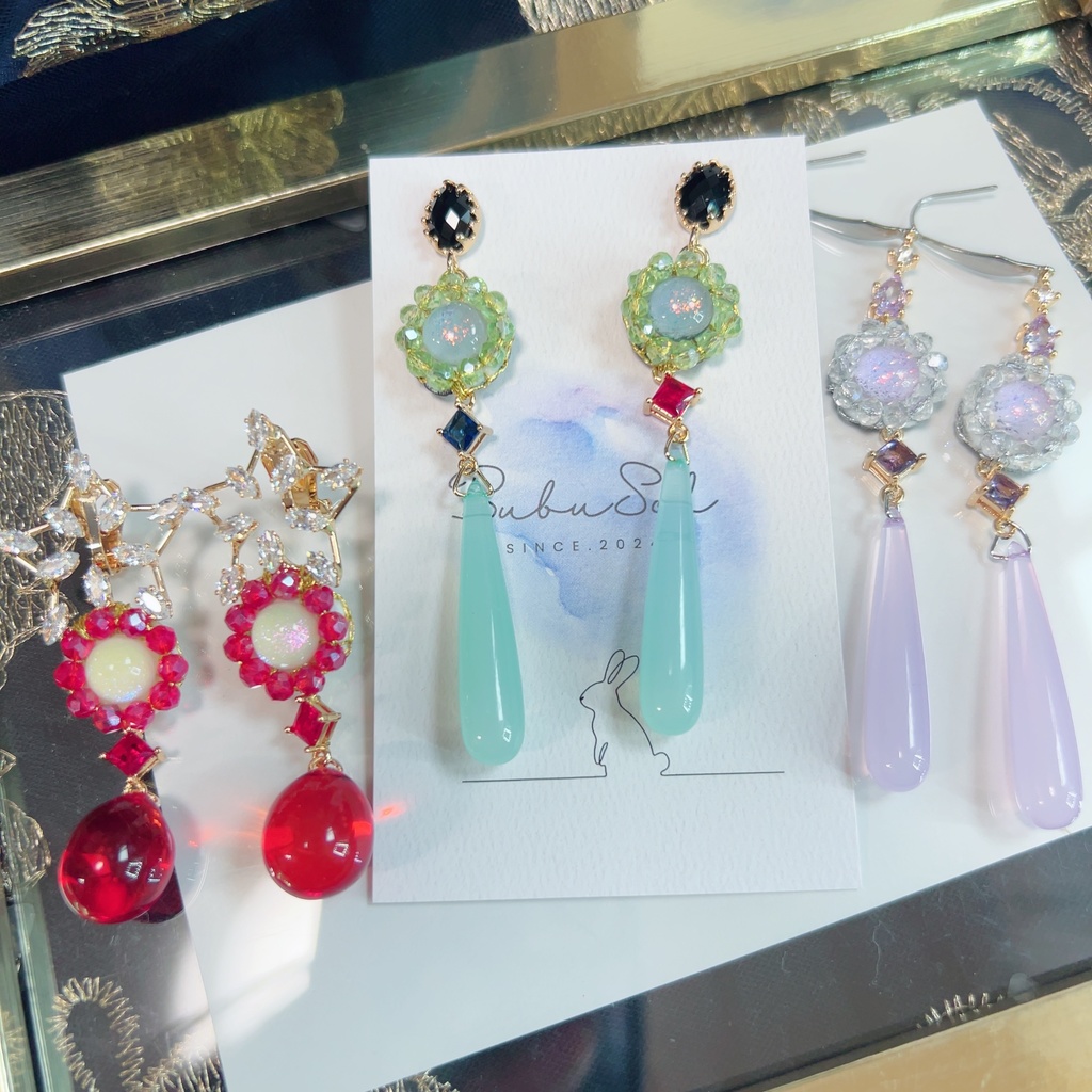 崩壊:スターレイル ファイノン モーディス トリビー アナイクス キャストリス【ビーズ刺繍ピアス/ネックレス】