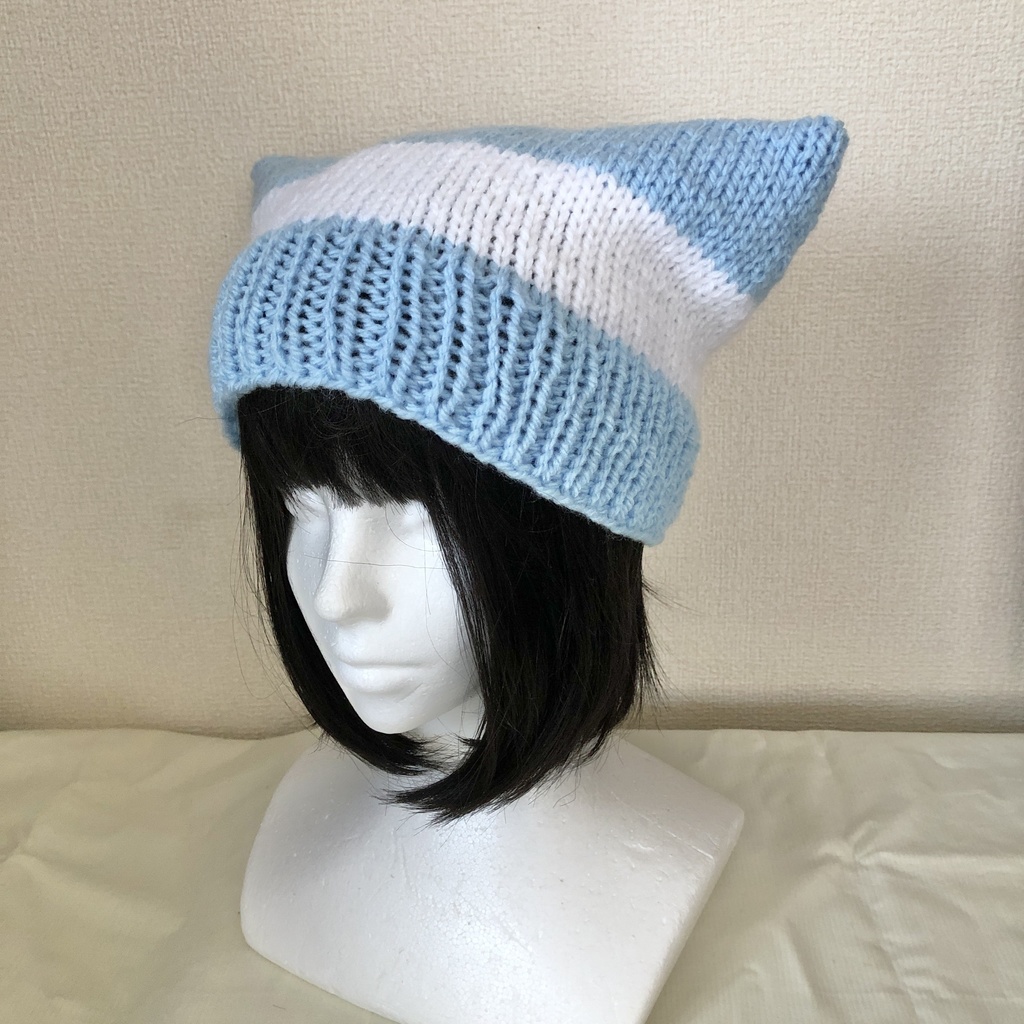 猫耳ニット帽子