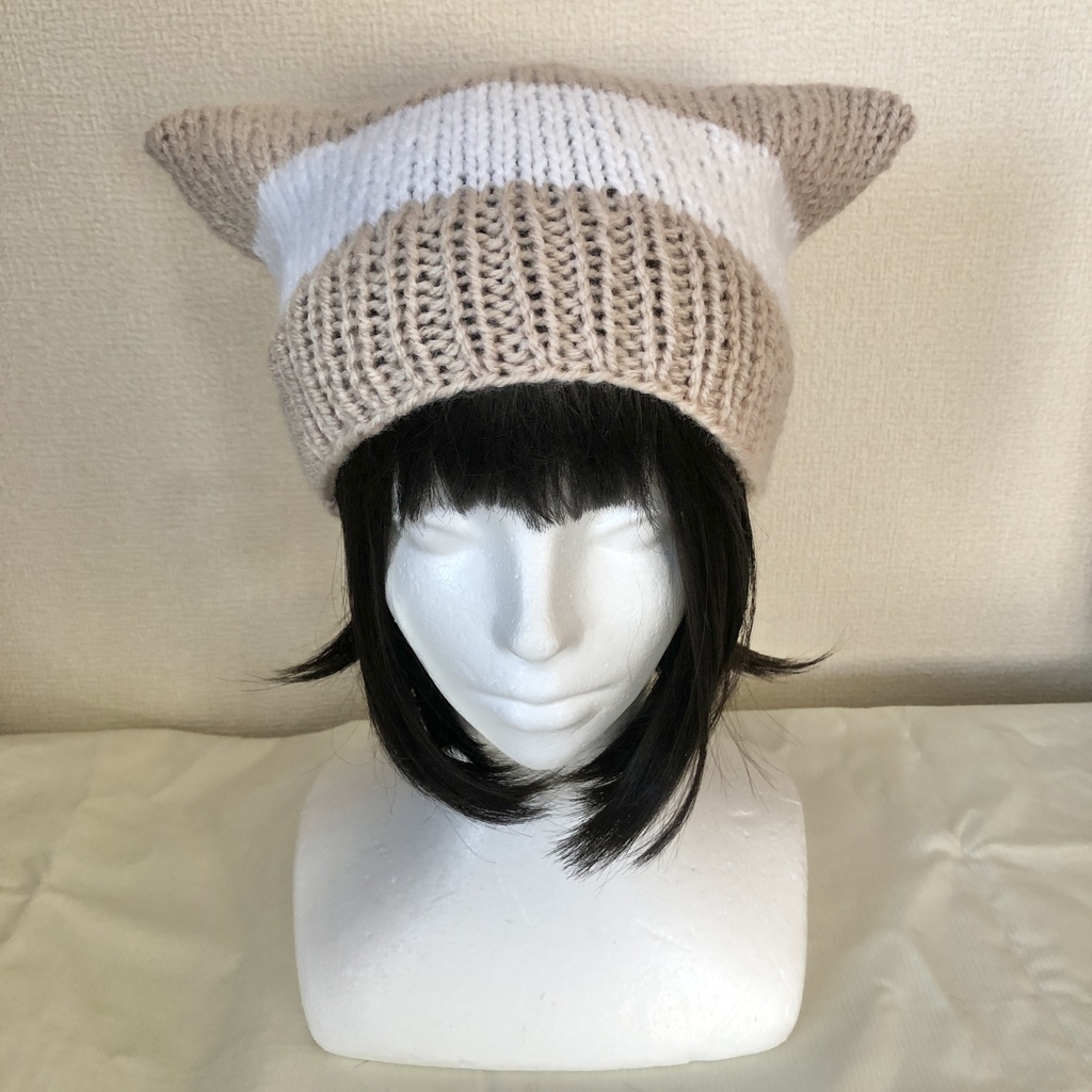猫耳ニット帽子