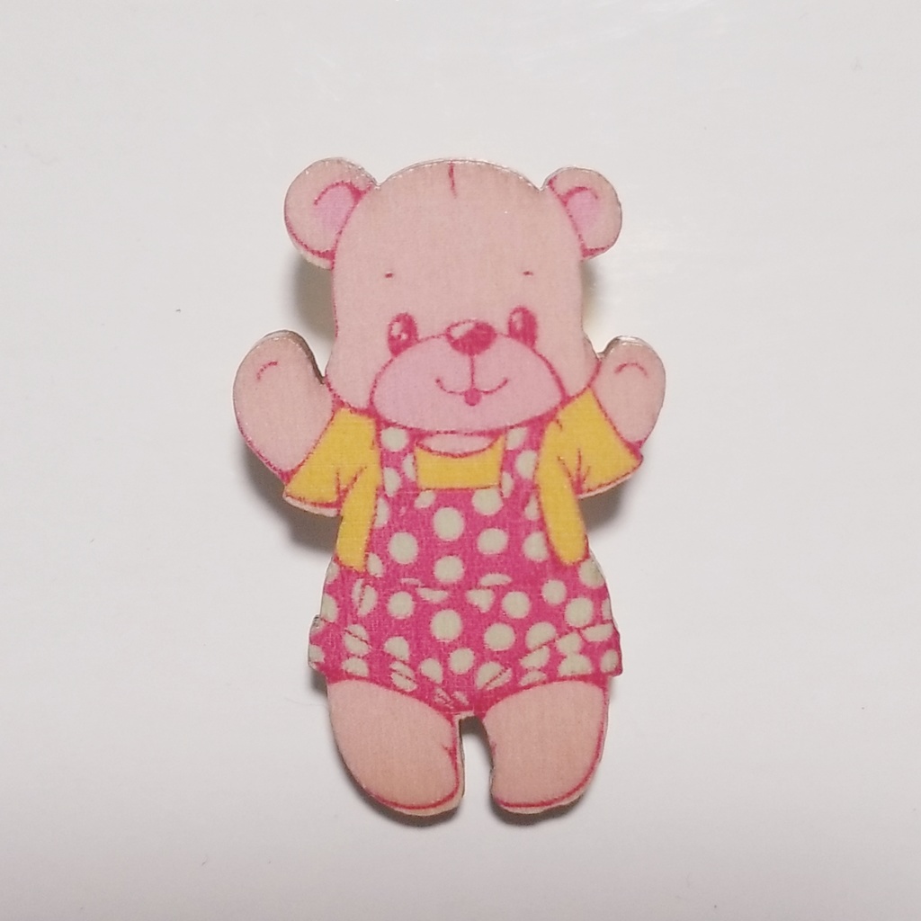 帽子ブローチ(くま)