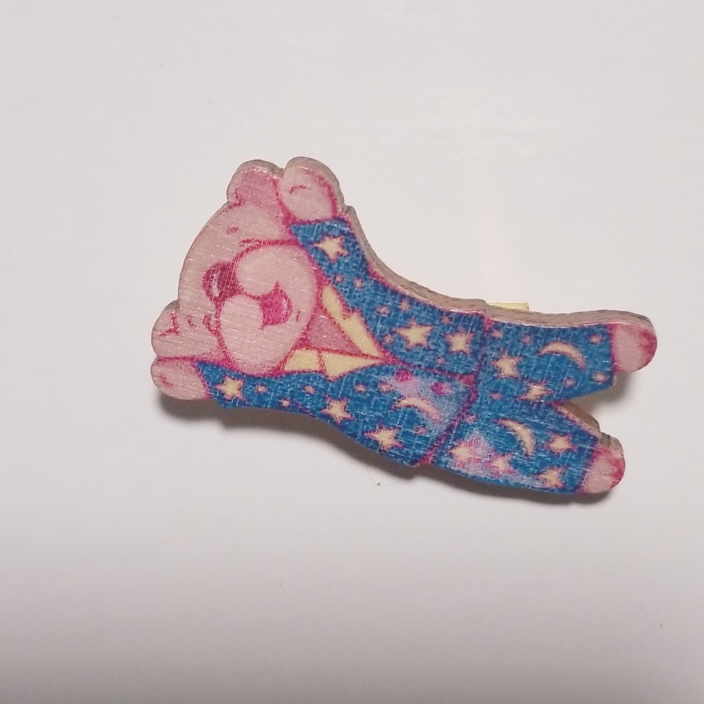 帽子ブローチ(くま)