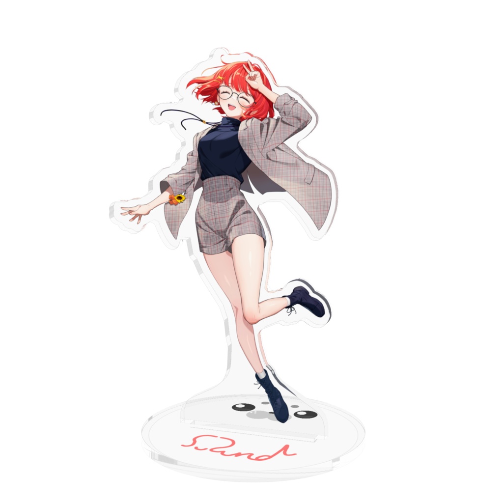 【キービジュアル】日南紗寧アクリルスタンド 笑顔ver.