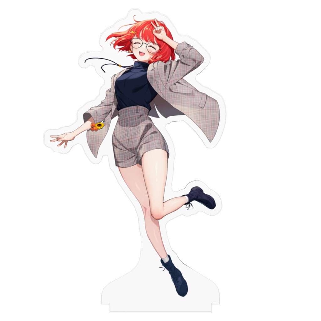 【キービジュアル】日南紗寧アクリルスタンド 笑顔ver.
