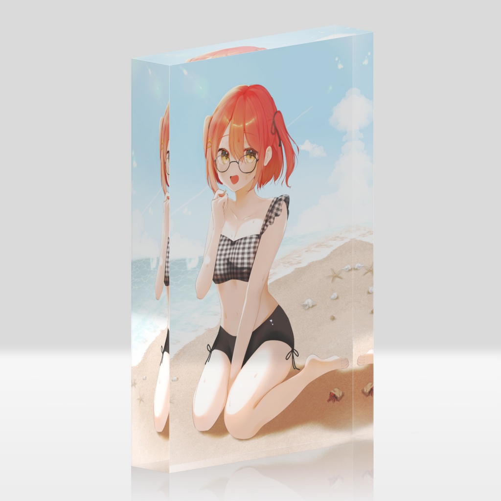 【お誕生日2026グッズ】真夏の海辺アクリルブロック
