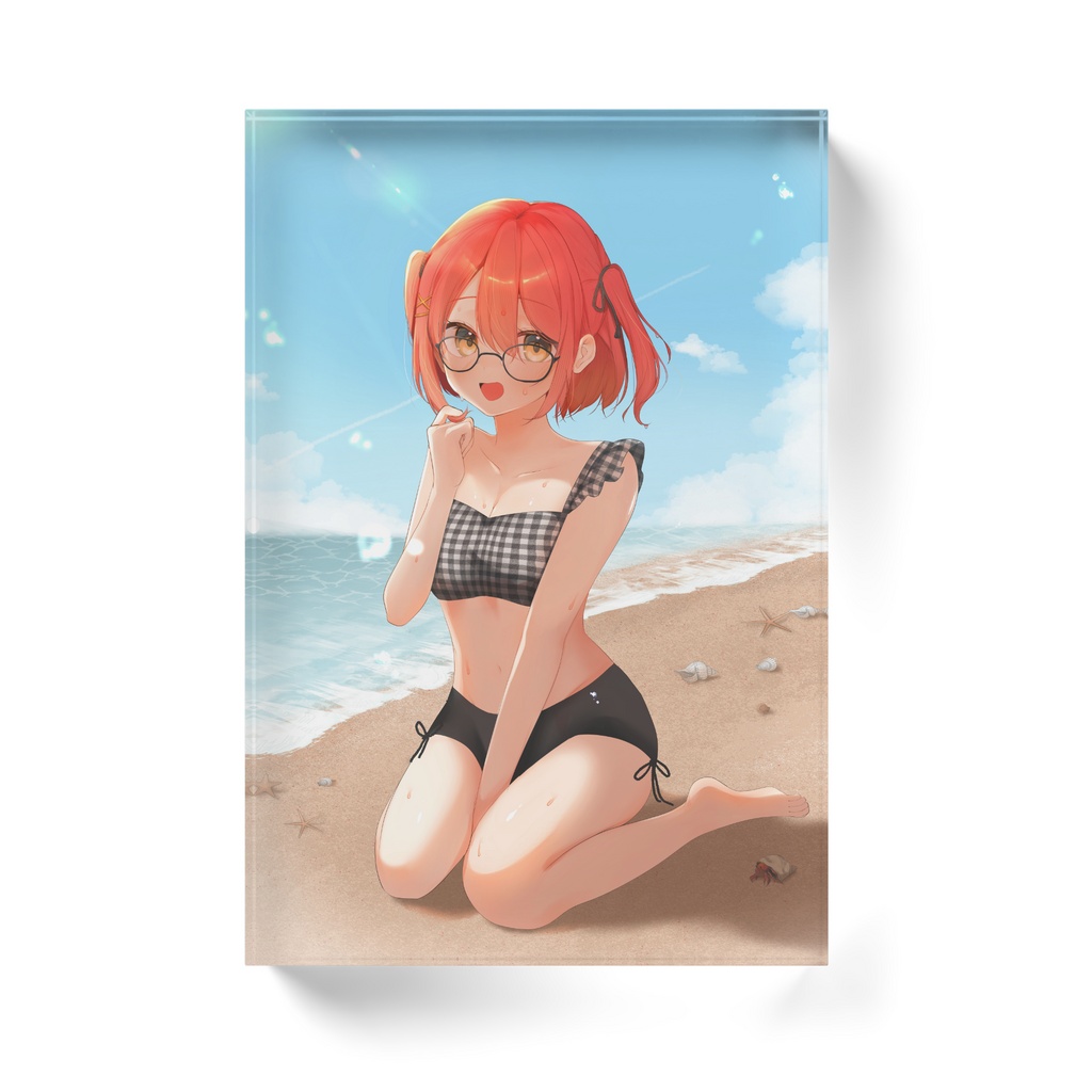 【お誕生日2026グッズ】真夏の海辺アクリルブロック