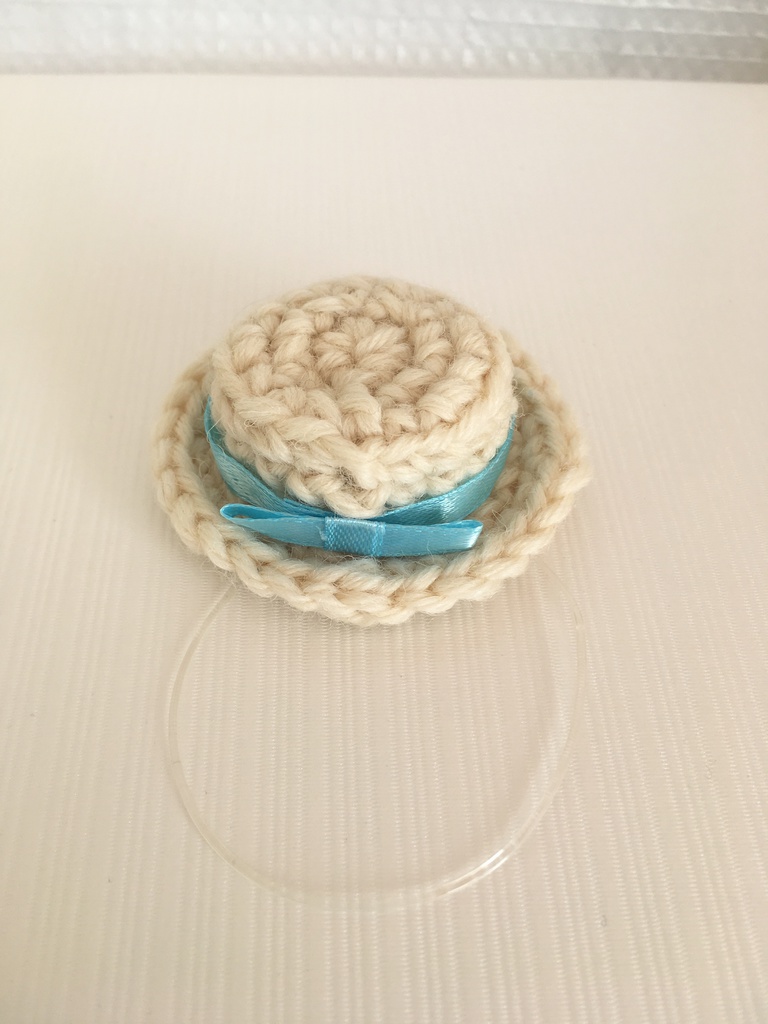 もちマス カンカン帽(青)