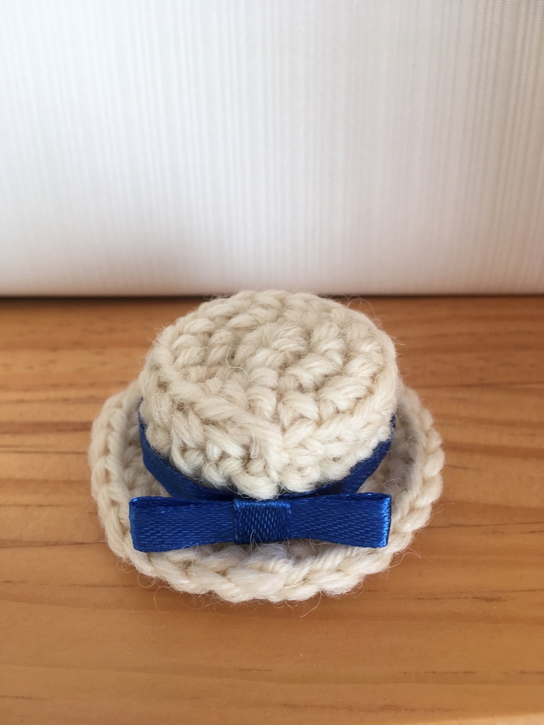 もちマス カンカン帽(青)