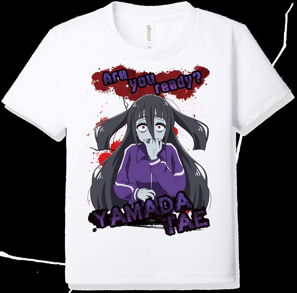 ゾンビランドサガ同人Tシャツ たえ ゾンビモード