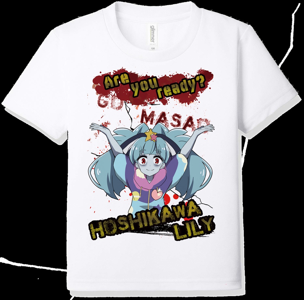 ゾンビランドサガ同人Tシャツ リリィ ゾンビモード