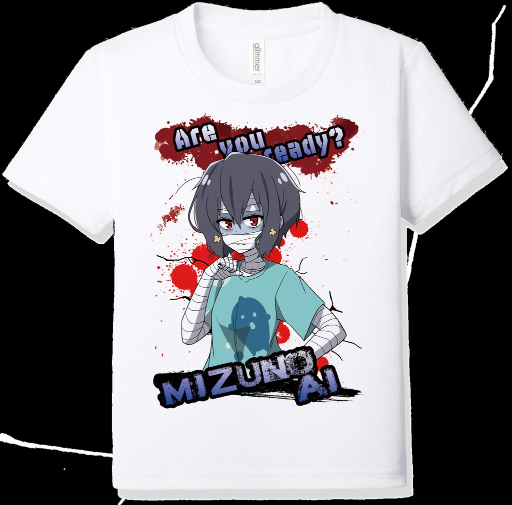 ゾンビランドサガ同人Tシャツ 愛 ゾンビモード